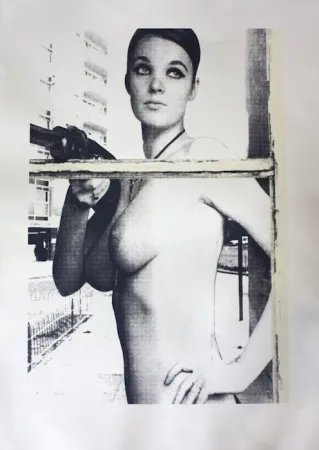 Siebdruck Hardacre - You Can't Get a Man with a Gun