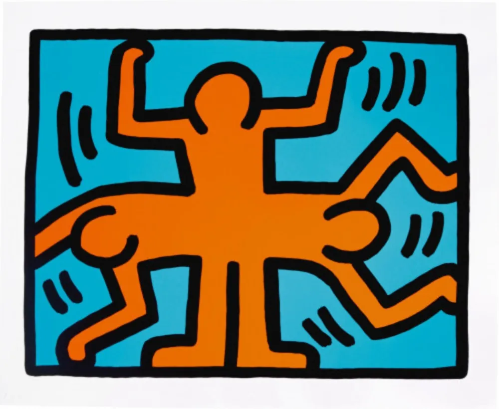 Siebdruck Haring - Pop Shop VI