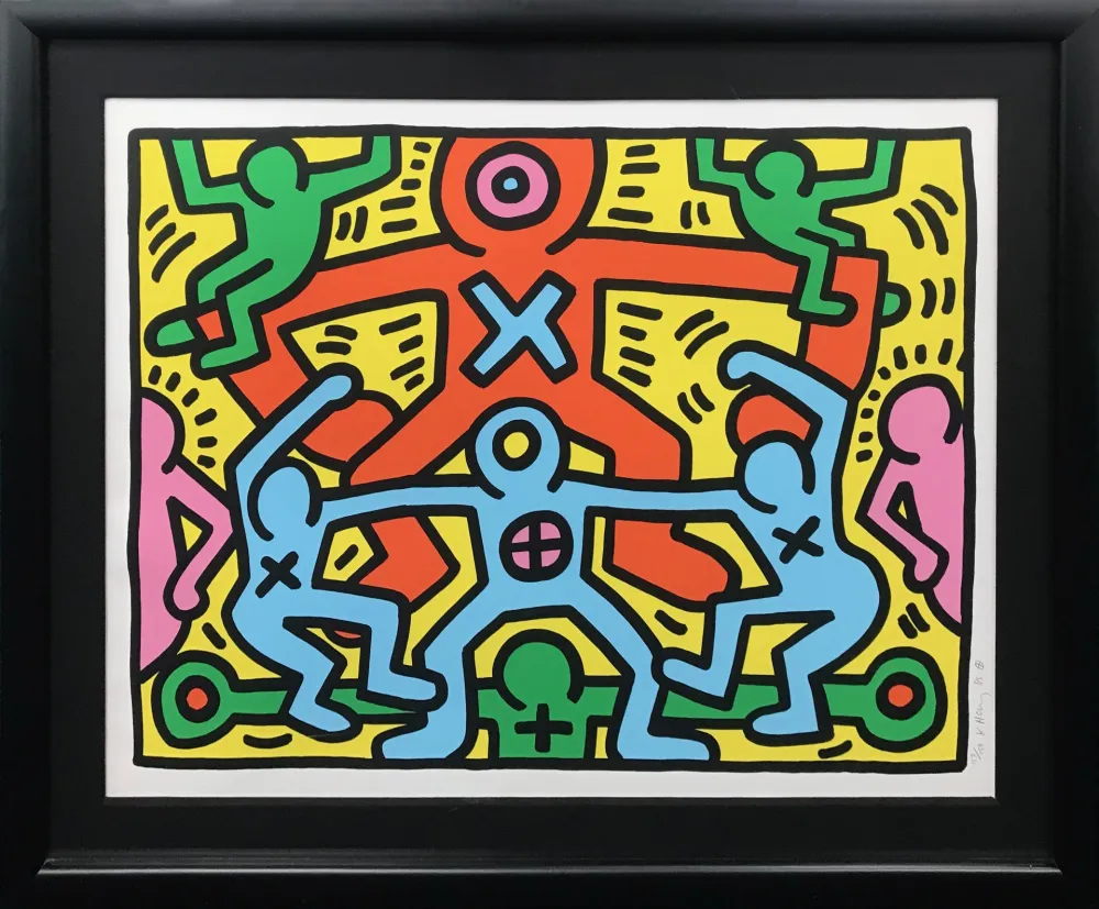 Siebdruck Haring - UNTITLED