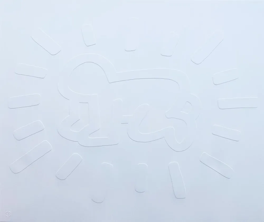 Keine Technische Haring - White Icons (A) - Radiant Baby