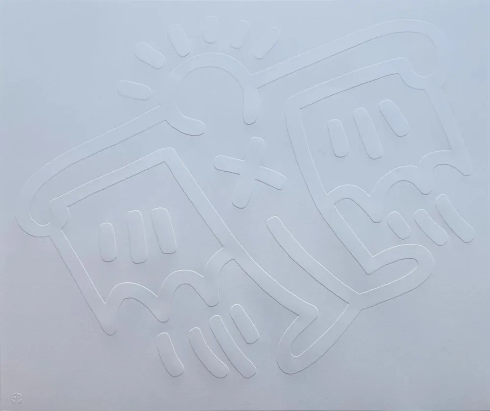 Keine Technische Haring - White Icons (D) - X-Man