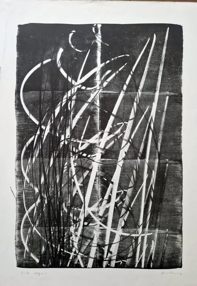 Lithographie Hartung - 1973 - L 60