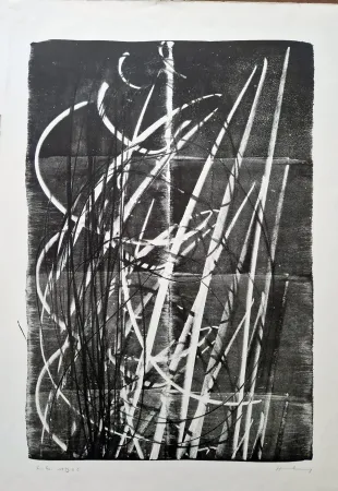 Lithographie Hartung - 1973 - L 60