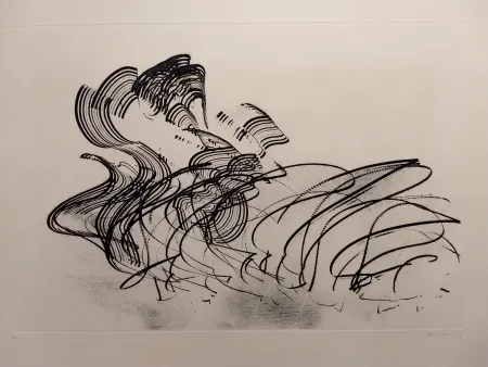 Radierung Hartung - Aguafuertes