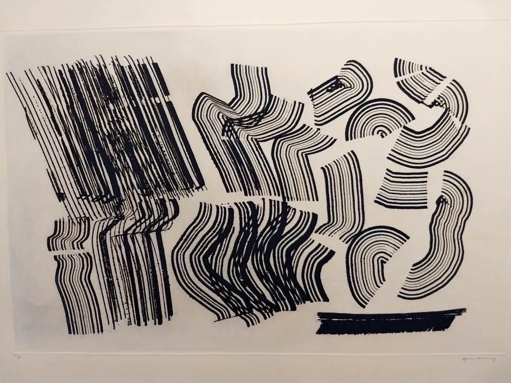 Radierung Hartung - Aguafuertes