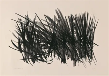 Lithographie Hartung - Composition