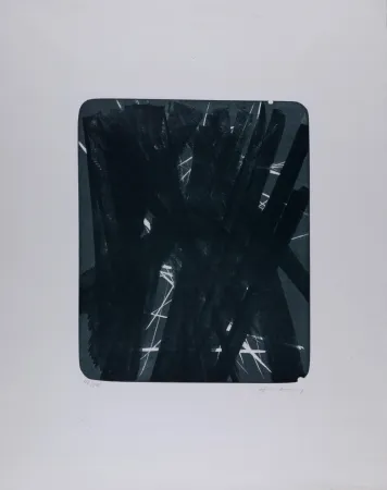 Lithographie Hartung - Composition L34 - Hand-signed