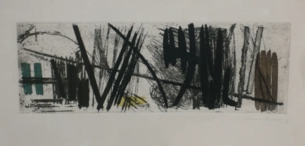 Radierung Und Aquatinta Hartung - Eau forte g3