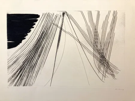 Radierung Hartung - Eau-forte signé et numérotée 