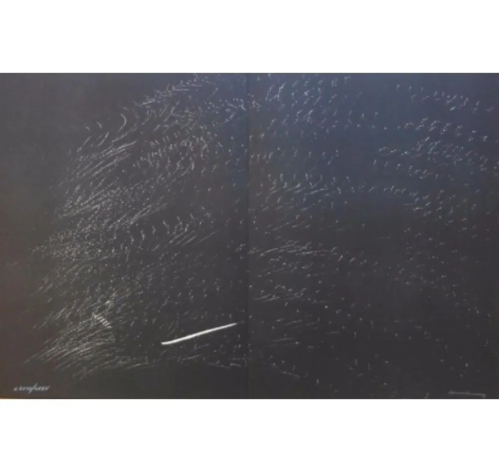 Lithographie Hartung - Farandole B