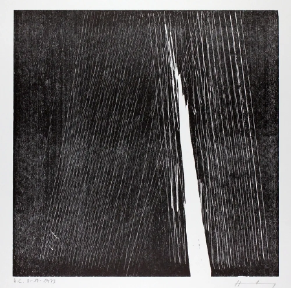 Holzschnitt Hartung - H-18-1973