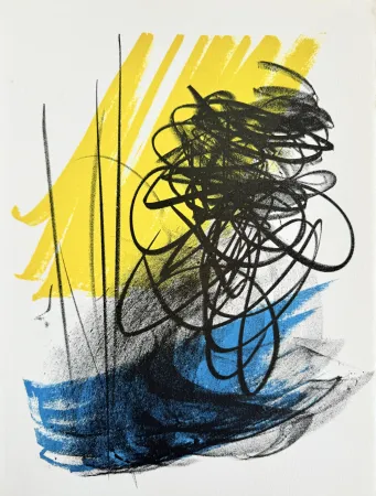 Lithographie Hartung - Hommage à San Lazzaro