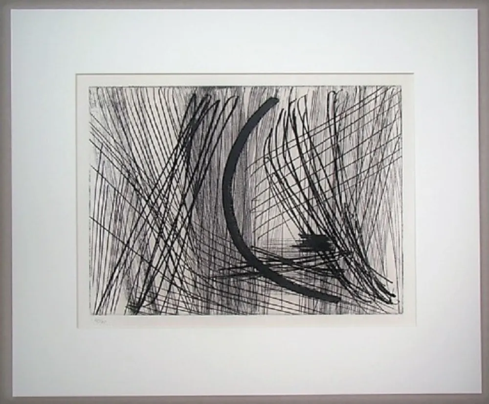 Radierung Und Aquatinta Hartung - Komposition G.23