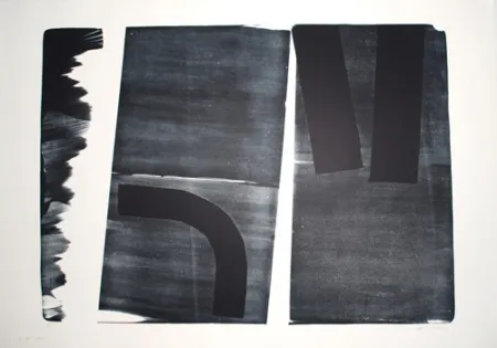 Lithographie Hartung - L-15-1974 