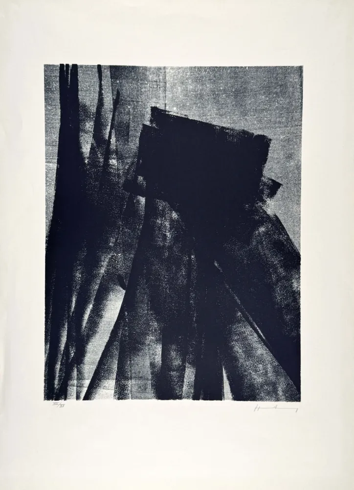 Lithographie Hartung - L 1977-4 