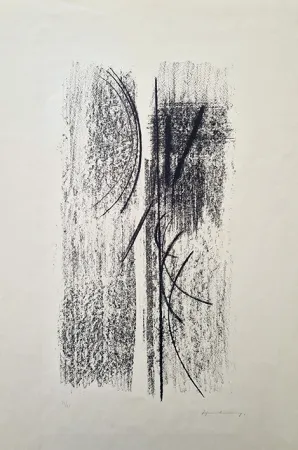 Lithographie Hartung - Litho 84