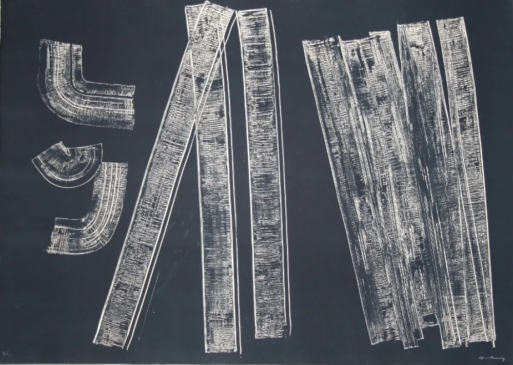 Radierung Hartung - S.T.