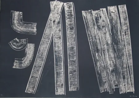 Radierung Hartung - S.T.