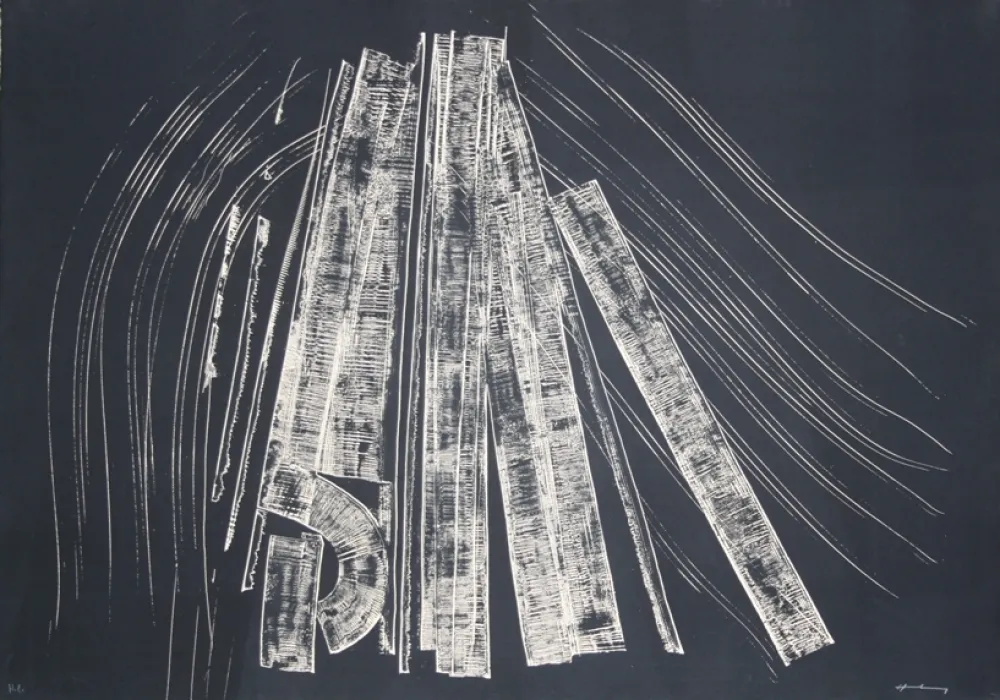 Radierung Hartung - S.T.