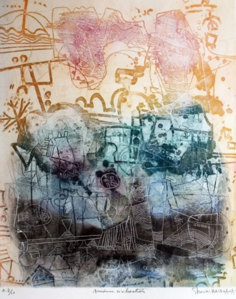 Radierung Und Aquatinta Hasegawa - Ancienne civilisation