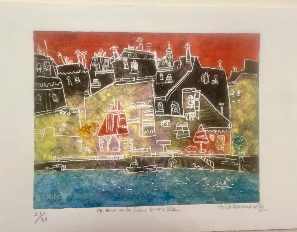 Stich Hasegawa - Au bord de la seine 