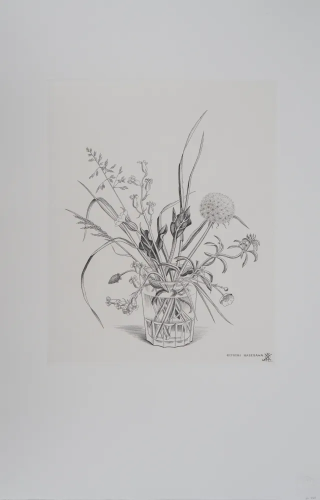 Stich Hasegawa - Fleurs des champs dans un verre (automne)