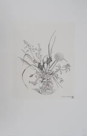 Stich Hasegawa - Fleurs des champs dans un verre (automne)