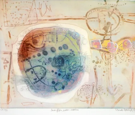 Radierung Und Aquatinta Hasegawa - Java flore sous marine