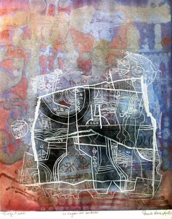 Radierung Und Aquatinta Hasegawa - Le royaume des perles