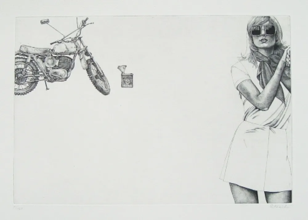 Radierung Häsler - Titre inconnu