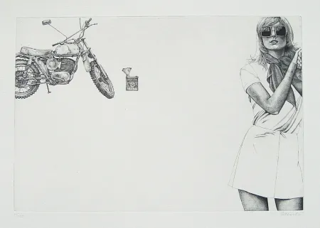 Radierung Häsler - Titre inconnu