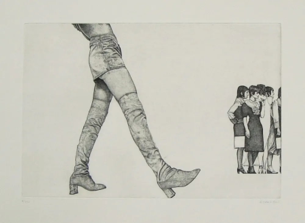 Radierung Häsler - Titre inconnu