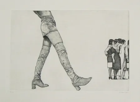 Radierung Häsler - Titre inconnu