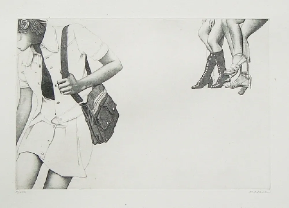 Radierung Häsler - Titre inconnu