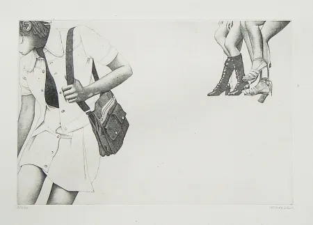 Radierung Häsler - Titre inconnu