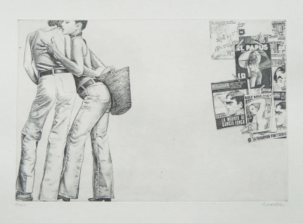 Radierung Häsler - Titre inconnu