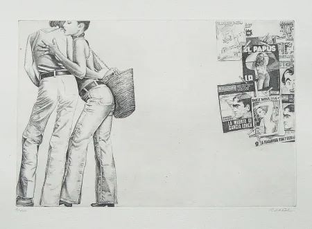 Radierung Häsler - Titre inconnu