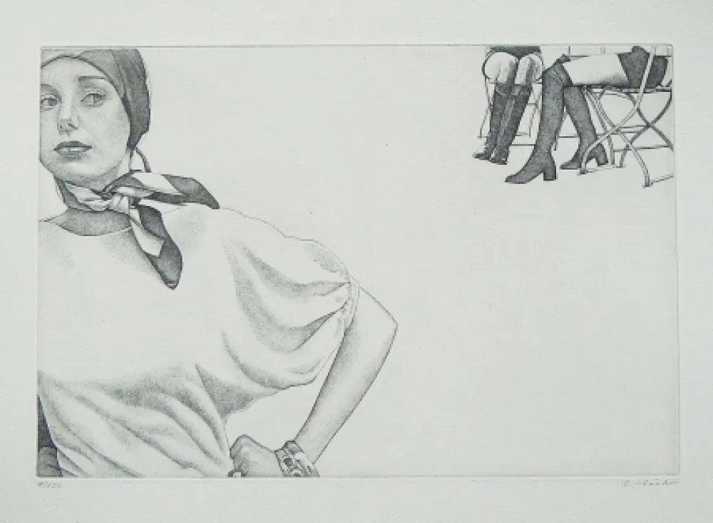 Radierung Häsler - Titre inconnu