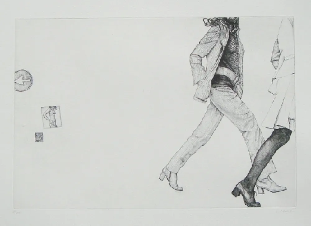 Radierung Häsler - Titre inconnu