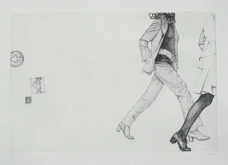 Radierung Häsler - Titre inconnu