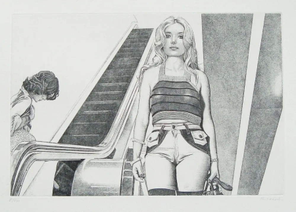 Radierung Häsler - Titre inconnu