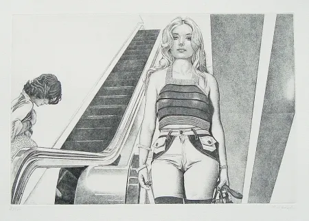 Radierung Häsler - Titre inconnu