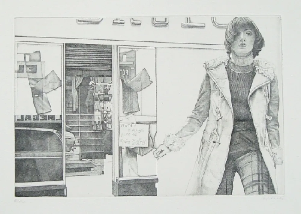 Radierung Häsler - Titre inconnu