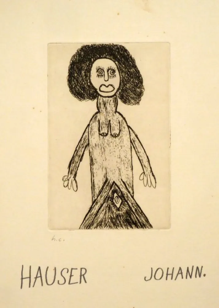 Stich Hauser - Weiblicher Akt