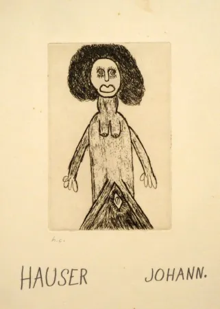 Stich Hauser - Weiblicher Akt