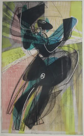 Radierung Und Aquatinta Hayter - Danse du Soleil