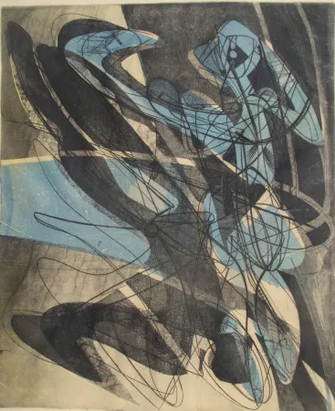 Radierung Und Aquatinta Hayter - Jeux d'Eau