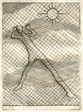 Radierung Hayter - Metamorphosis of Love (Faust's Metamorphosis)