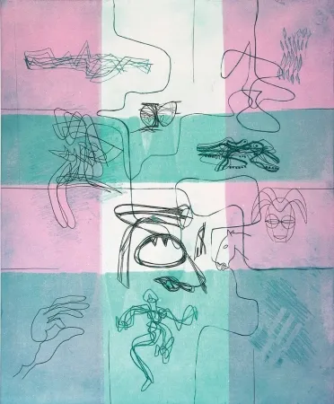 Radierung Hayter - Scrap Book