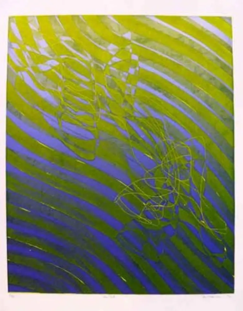 Radierung Hayter - The Fall